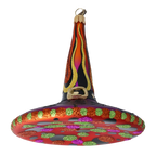 Enigmatic Revelry | Hand-Painted Glass Ornament | Blubom 2022-407