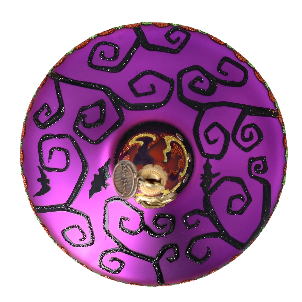Enigmatic Revelry | Hand-Painted Glass Ornament | Blubom 2022-407