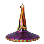 Enigmatic Revelry | Hand-Painted Glass Ornament | Blubom 2022-407