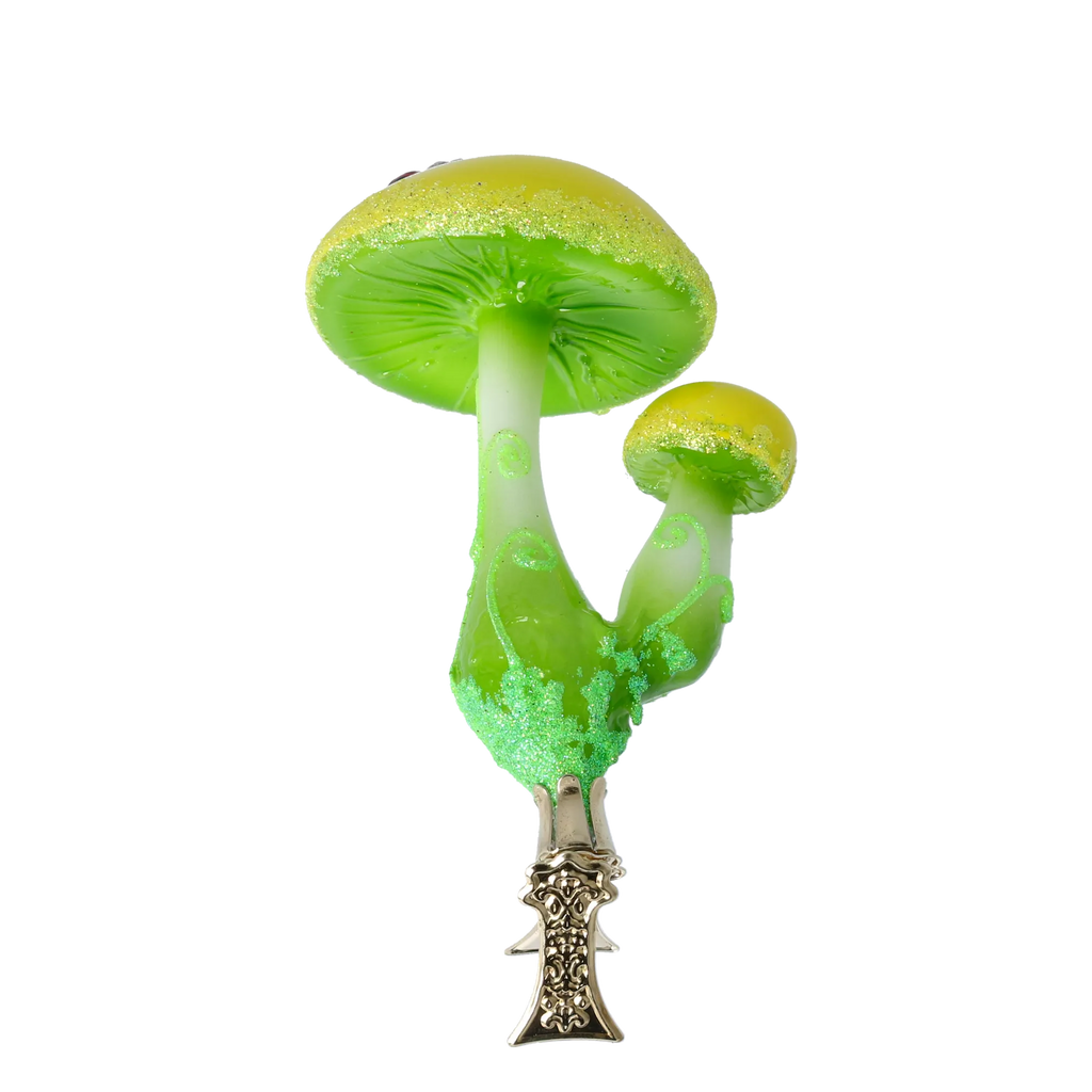 Citrine Glade Passenger | Hand-Painted Glass Ornament | Blubom 2022-413