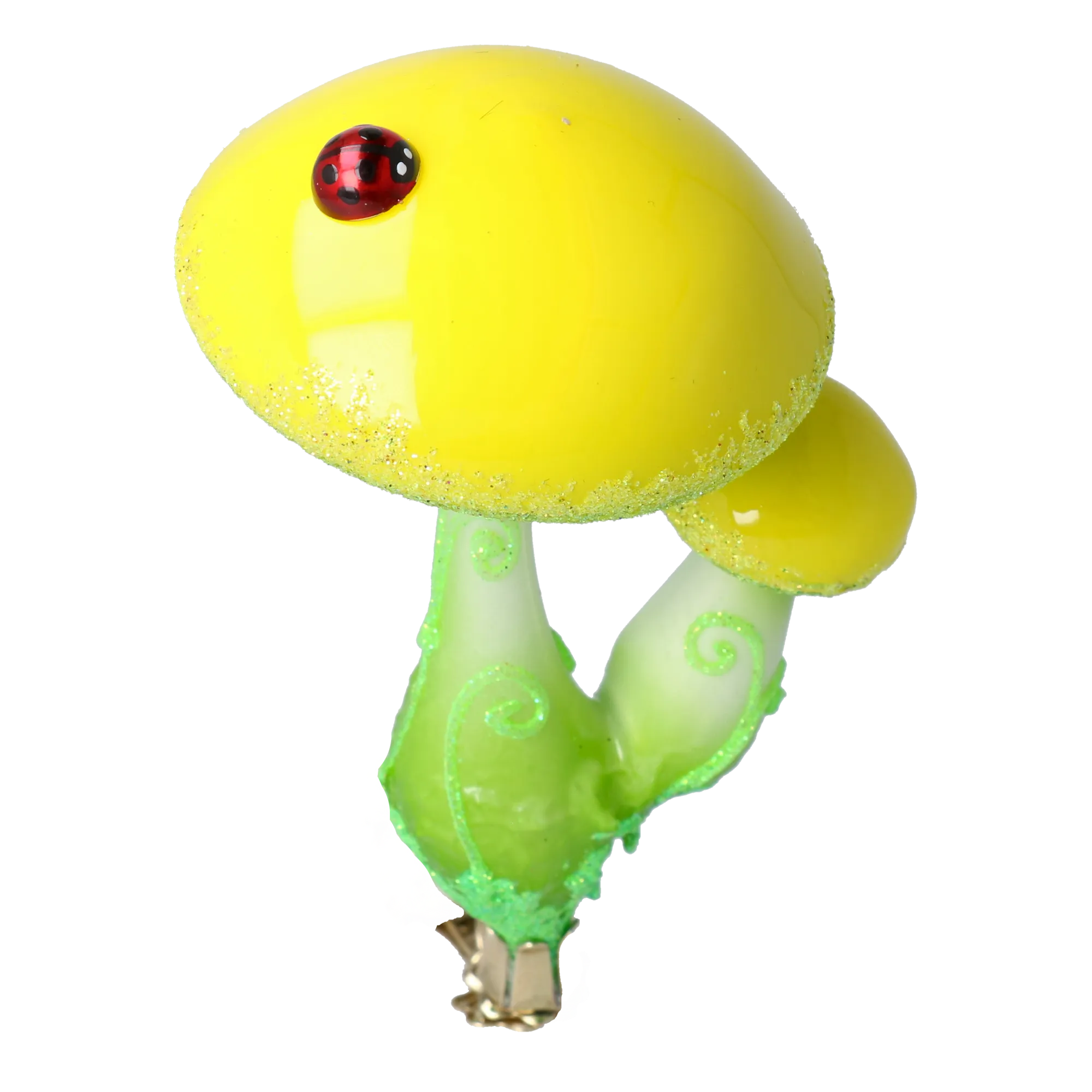 Citrine Glade Passenger | Hand-Painted Glass Ornament | Blubom 2022-413