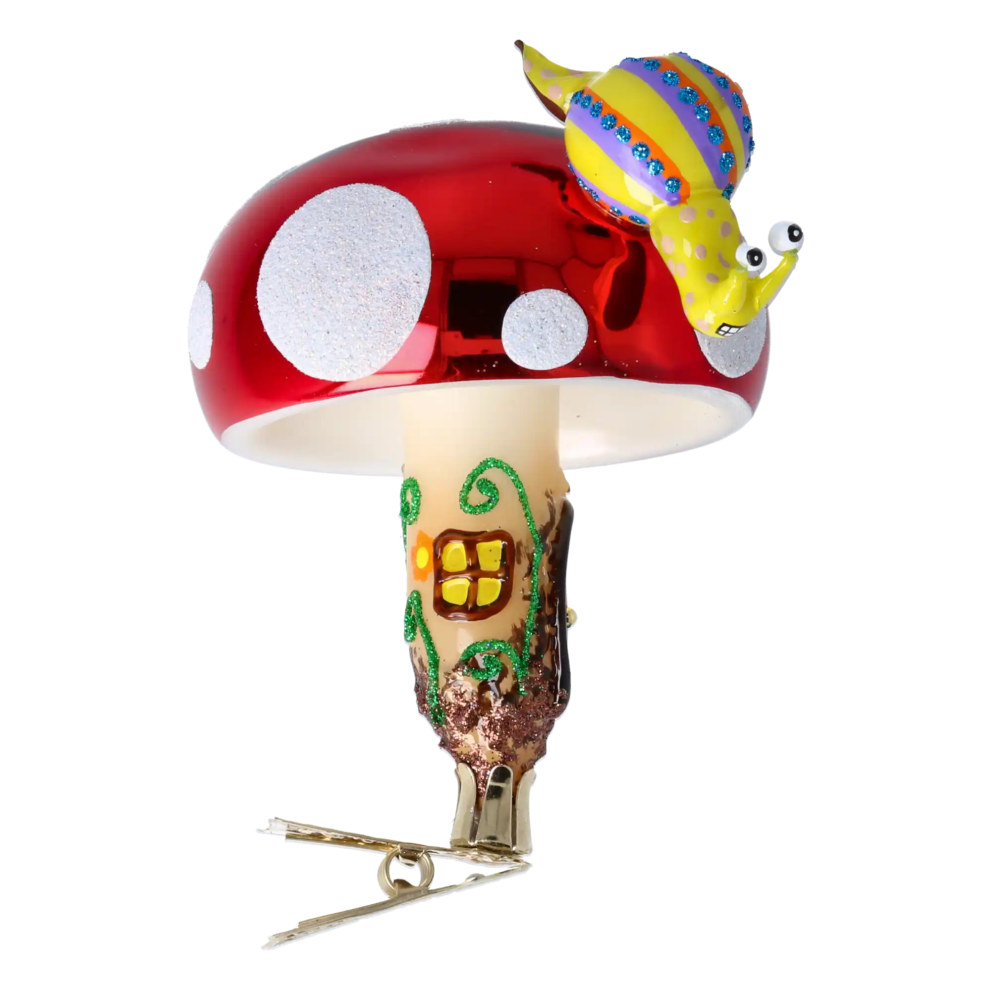 Mushroom house with snail