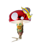 Patient Woodland Guest | Hand-Painted Glass Ornament | Blubom 2022-414