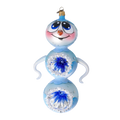 Azure Star Sentinel | Hand-Painted Glass Ornament | Blubom 2022-417