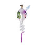 Languid Wisp | Hand-Painted Glass Ornament | Blubom 2022-421