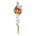 Load image into Gallery viewer, Boo Spiral Handmade Glass Christmas ornament free blowing
