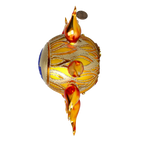 Burnished Solstice | Hand-Painted Glass Ornament | Blubom 2022-434