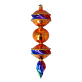 Load image into Gallery viewer, Rainbow Glow - Drop. Handmade Glass Christmas ornament.
