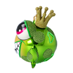 Impudent Gilded Prince | Hand-Painted Glass Ornament | Blubom 2022-436