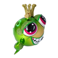Load image into Gallery viewer, Frog - The Prince in the Crown. Handmade Glass Christmas ornament. 2022-436
