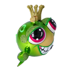 Impudent Gilded Prince | Hand-Painted Glass Ornament | Blubom 2022-436