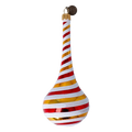 Gilded Scarlet Tempo | Hand-Painted Glass Ornament | Blubom 2022-437