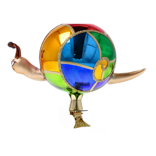 Chromatic Spectrum Snail Premium christmas glass ornament 2022-445