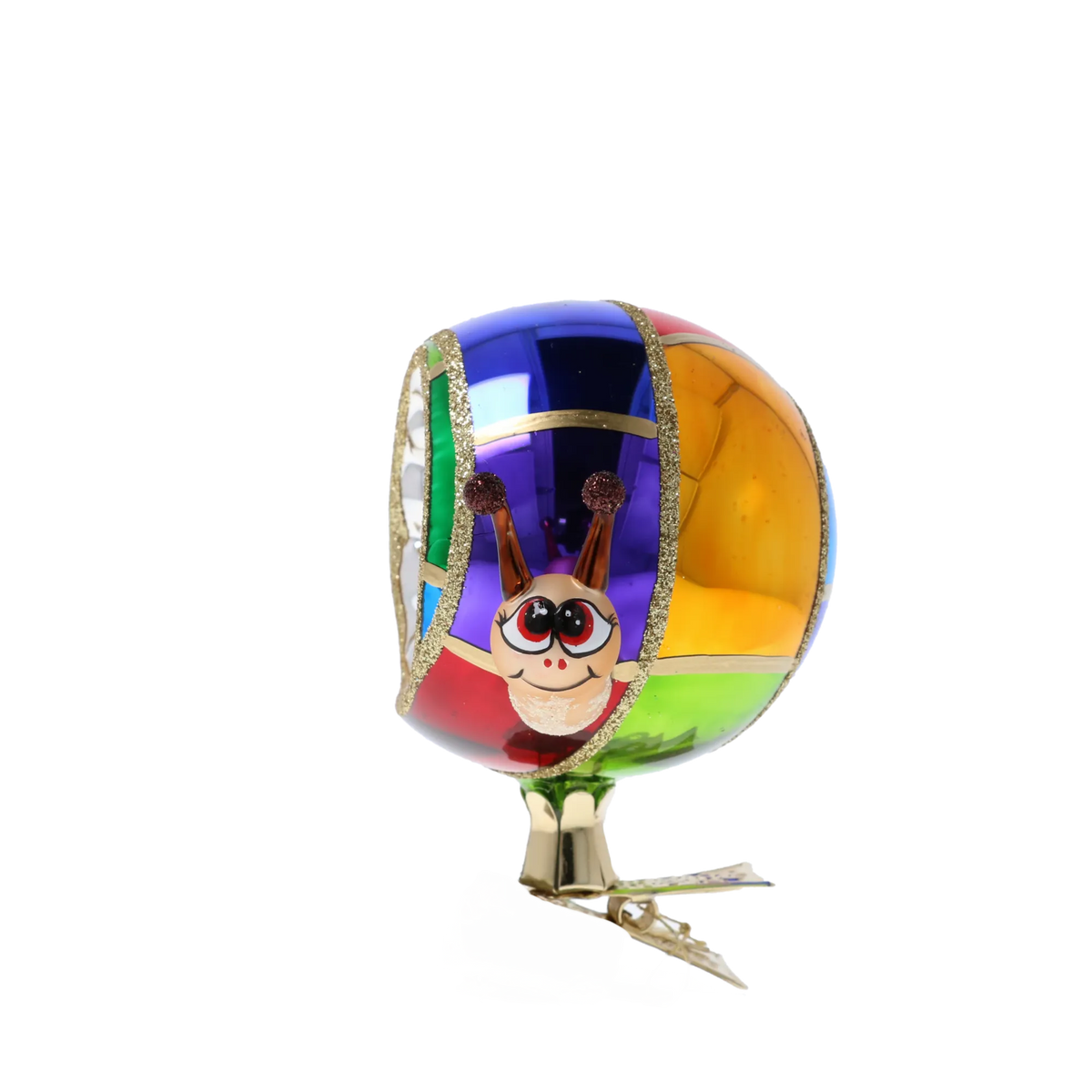 Vivid Garden Nomad | Hand-Painted Glass Ornament | Blubom 2022-445