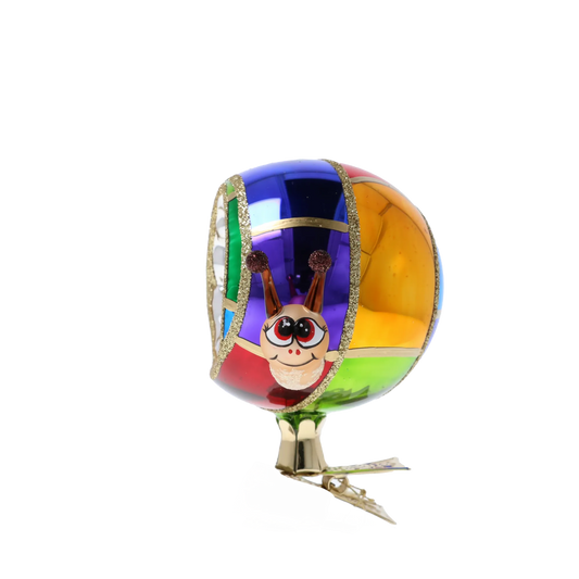 Chromatic Spectrum Snail Premium christmas glass ornament 2022-445