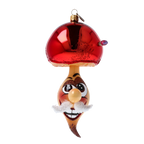 Jovial Redcap Elder | Hand-Painted Glass Ornament | Blubom 2022-448