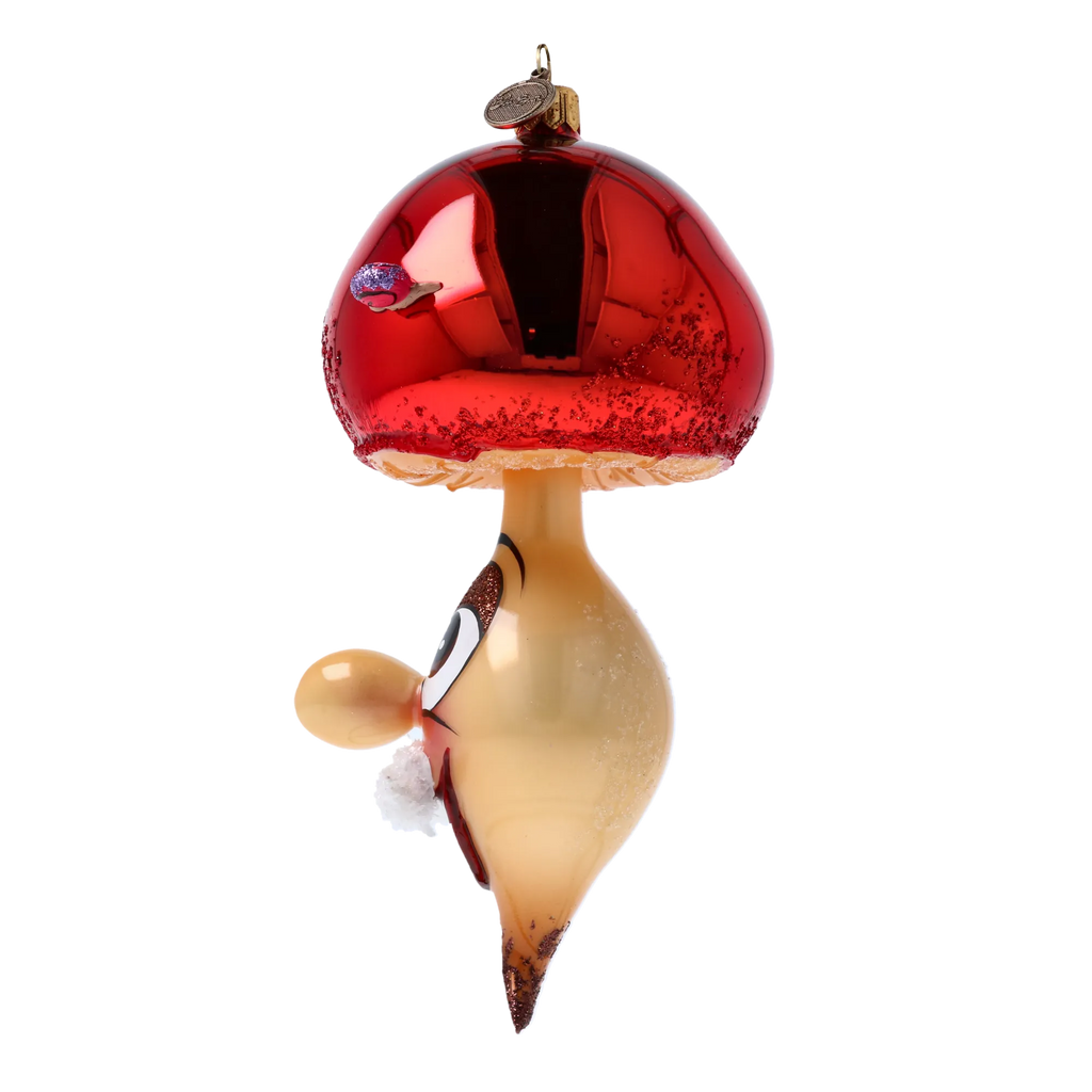 Jovial Redcap Elder | Hand-Painted Glass Ornament | Blubom 2022-448