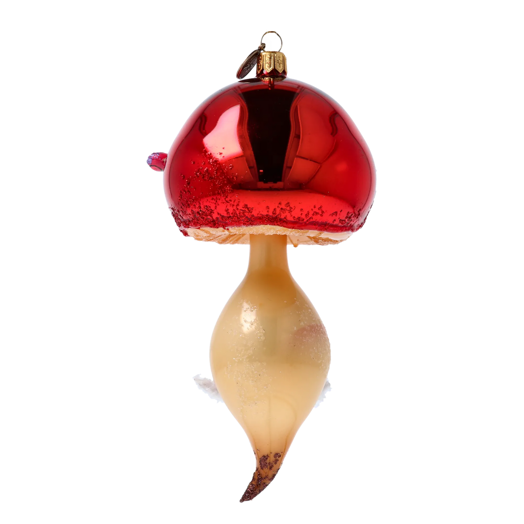Jovial Redcap Elder | Hand-Painted Glass Ornament | Blubom 2022-448