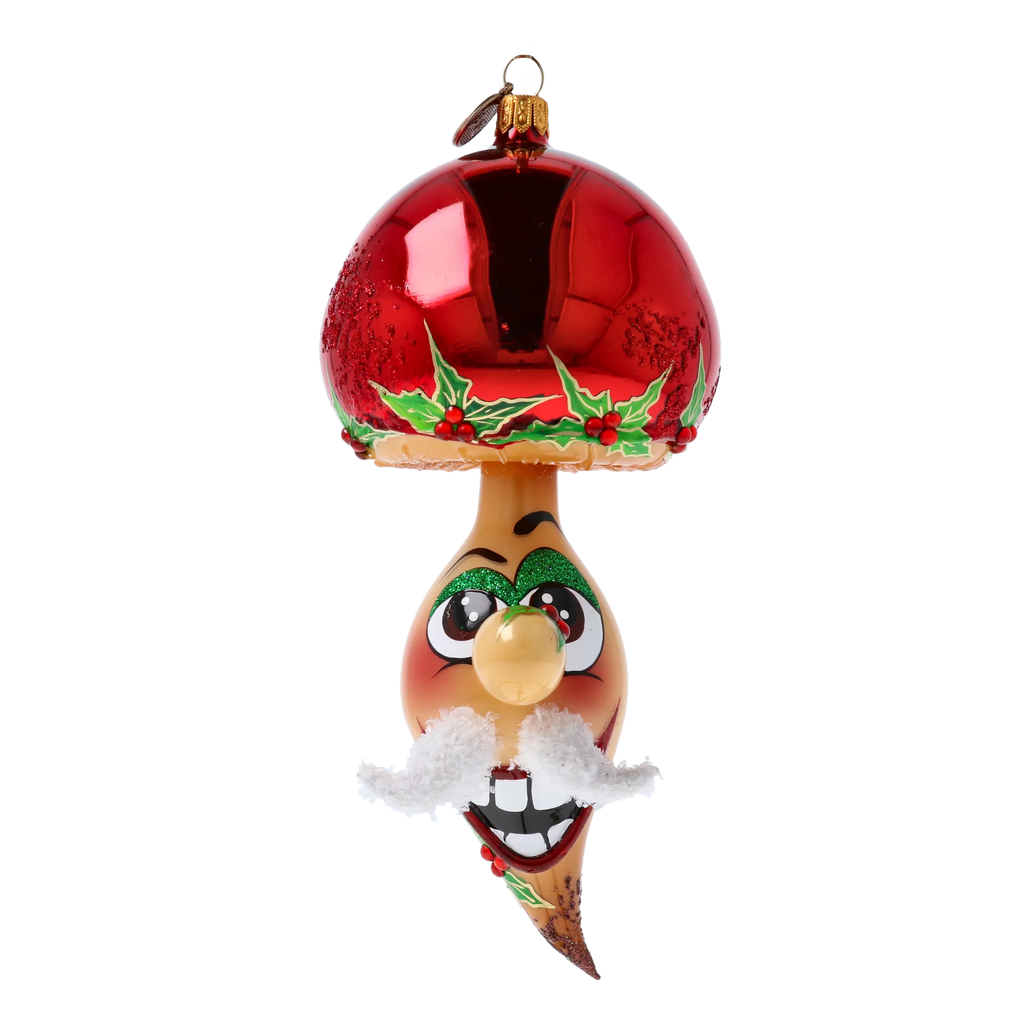 Boisterous Sylvan Sage | Hand-Painted Glass Ornament | Blubom 2022-450