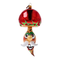 Boisterous Sylvan Sage | Hand-Painted Glass Ornament | Blubom 2022-450