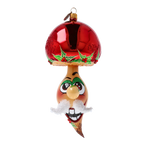 Boisterous Sylvan Sage | Hand-Painted Glass Ornament | Blubom 2022-450