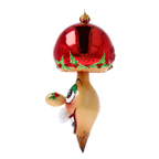 Boisterous Sylvan Sage | Hand-Painted Glass Ornament | Blubom 2022-450