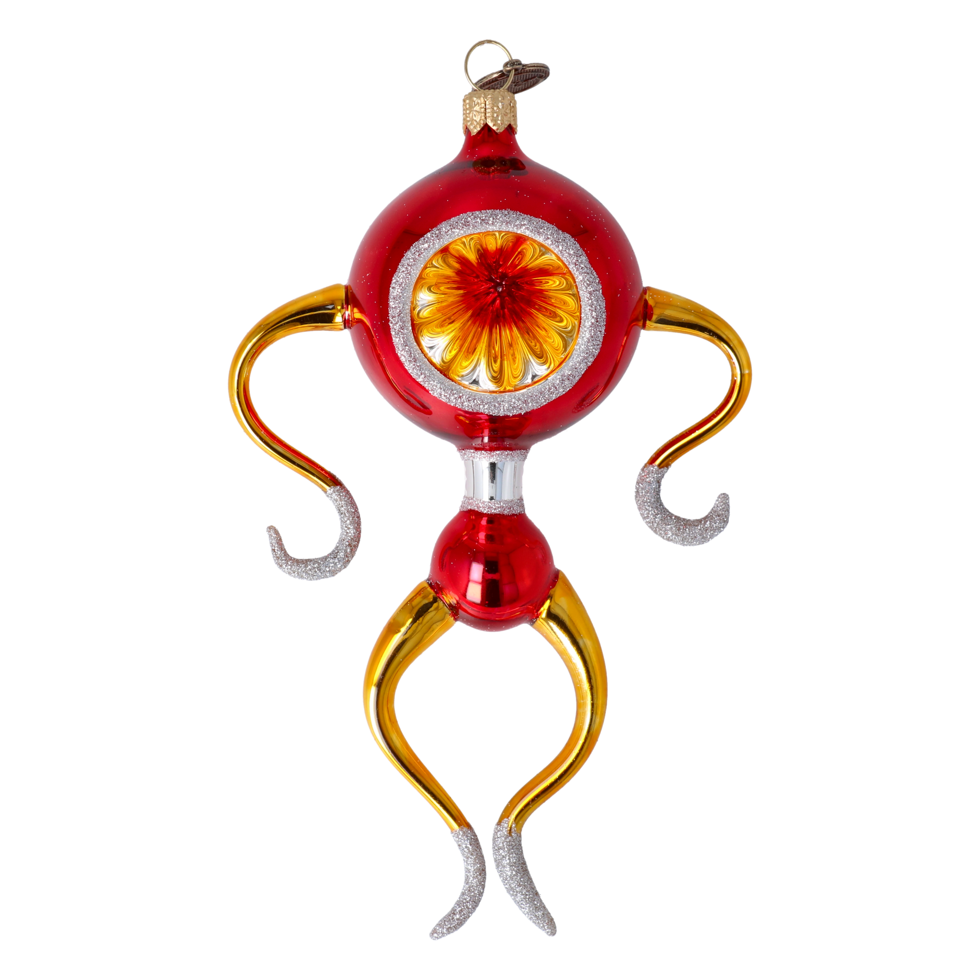 Whimsical Ornament Handmade Glass Christmas ornament