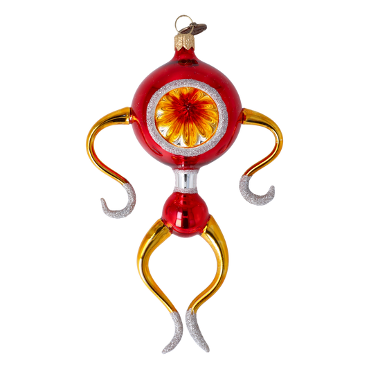 Whimsical Ornament Handmade Glass Christmas ornament