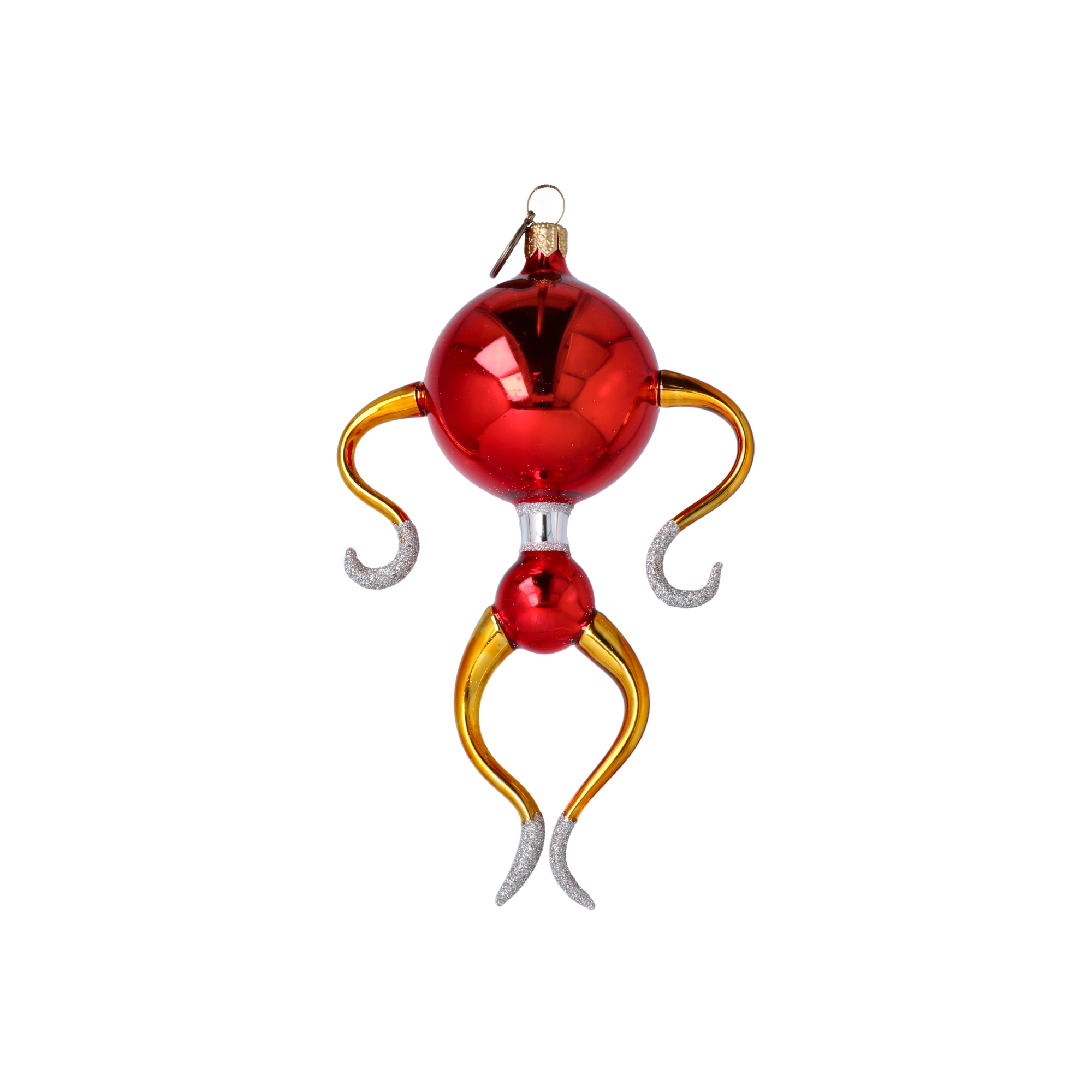 Whimsical Ornament Handmade Glass Christmas ornament