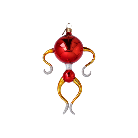 Whimsical Ornament Handmade Glass Christmas ornament