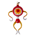Silent Observer | Hand-Painted Glass Ornament | Blubom 2022-457