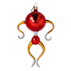 Silent Observer | Hand-Painted Glass Ornament | Blubom 2022-457