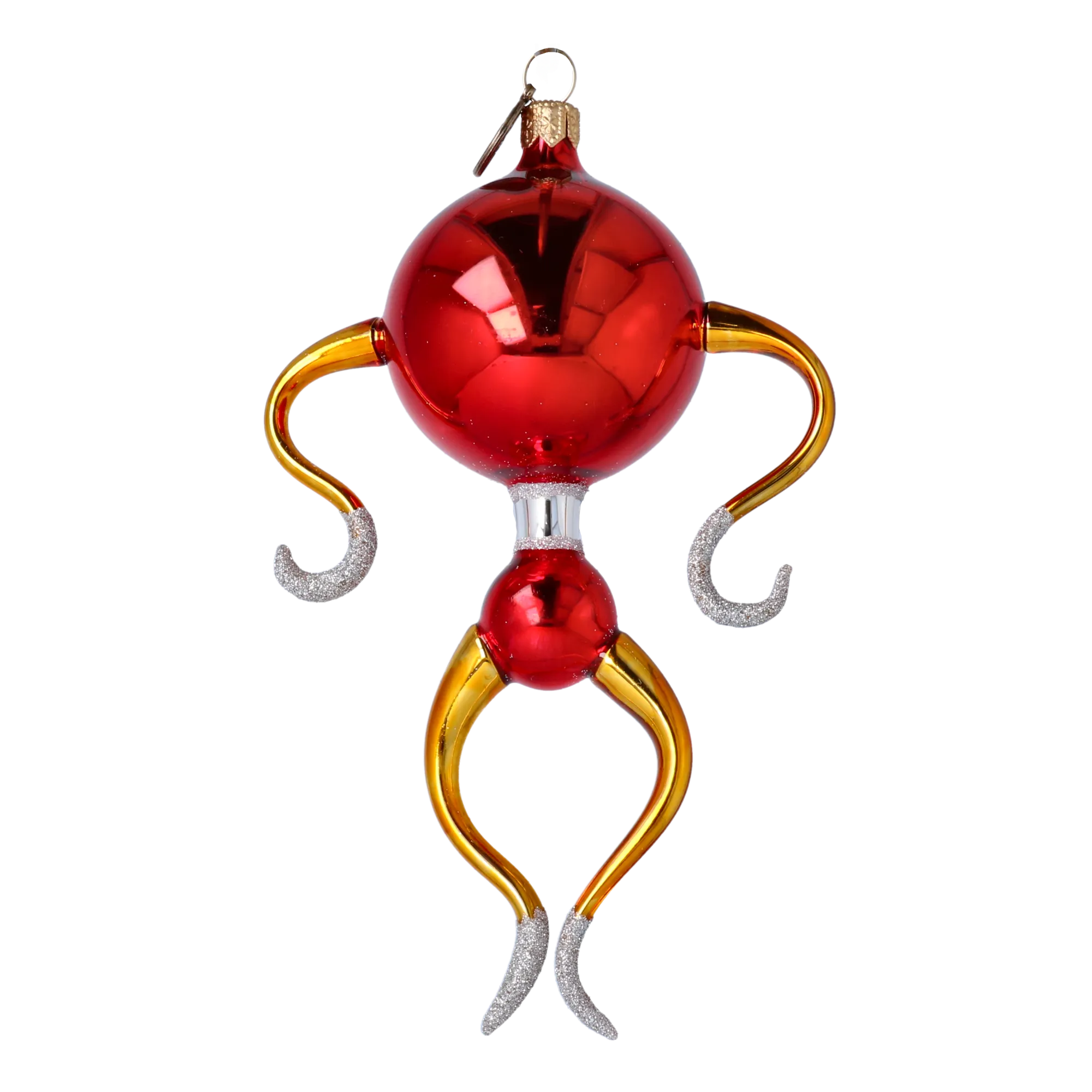 Whimsical Ornament Handmade Glass Christmas ornament 2022-457