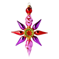 Load image into Gallery viewer, Aurora Star  Handmade Glass Christmas ornament
