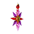 Load image into Gallery viewer, Aurora Star  Handmade Glass Christmas ornament
