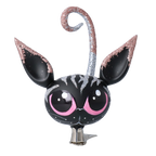 Nocturnal Rose Familiar | Hand-Painted Glass Ornament | Blubom 2022-463