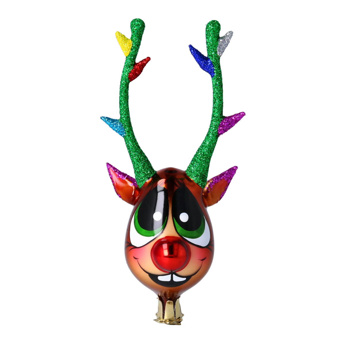 Jovial Forest Scout | Hand-Painted Glass Ornament | Blubom 2022-465
