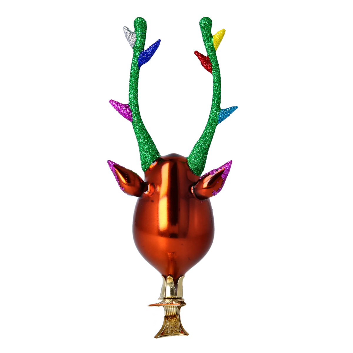 Jovial Forest Scout | Hand-Painted Glass Ornament | Blubom 2022-465