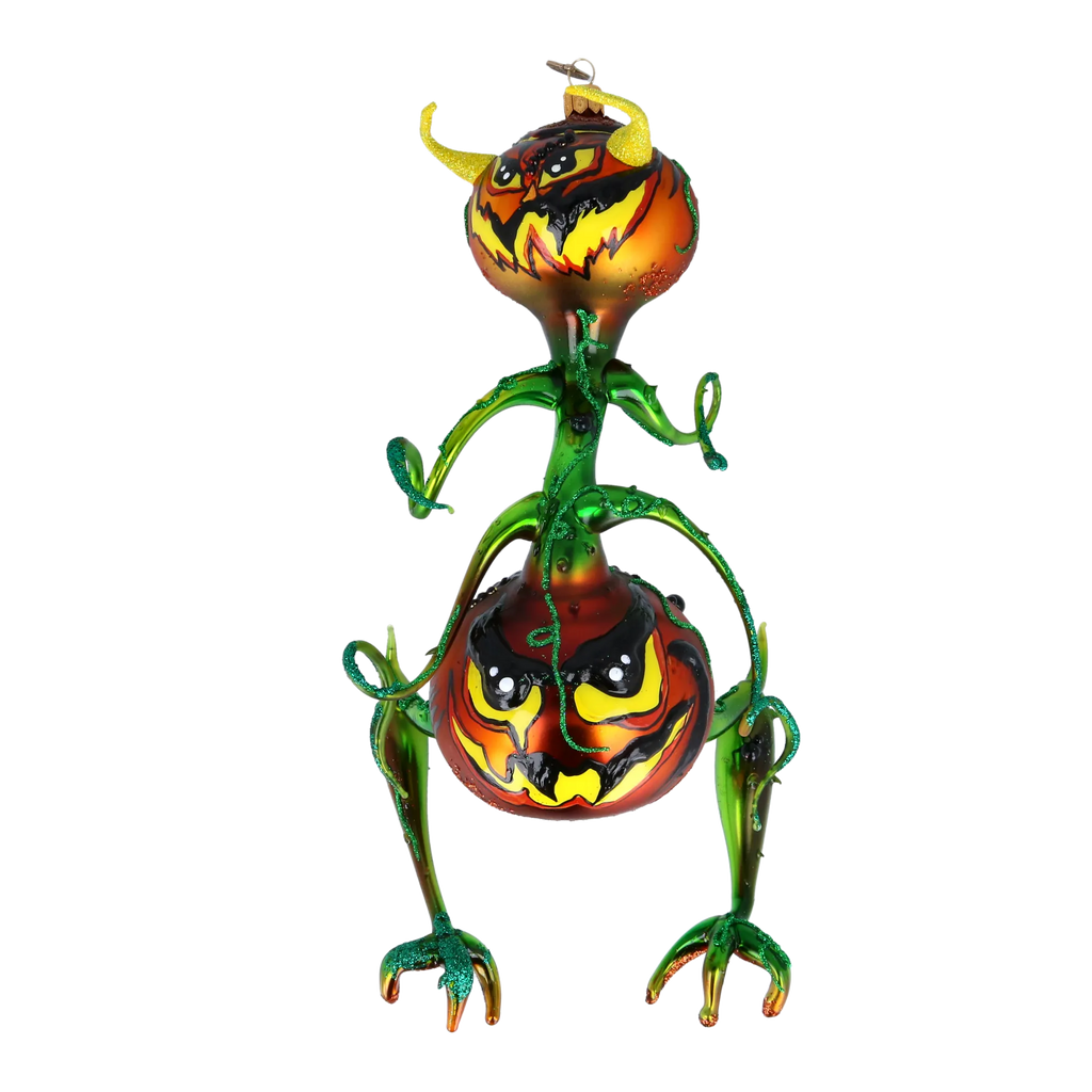 Sinister Bramble Prowler | Hand-Painted Glass Ornament | Blubom 2022-466