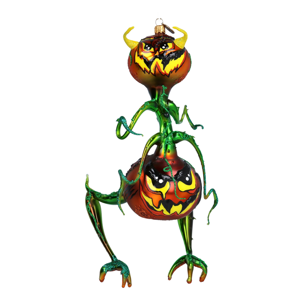 Sinister Bramble Prowler | Hand-Painted Glass Ornament | Blubom 2022-466