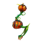 Sinister Bramble Prowler | Hand-Painted Glass Ornament | Blubom 2022-466