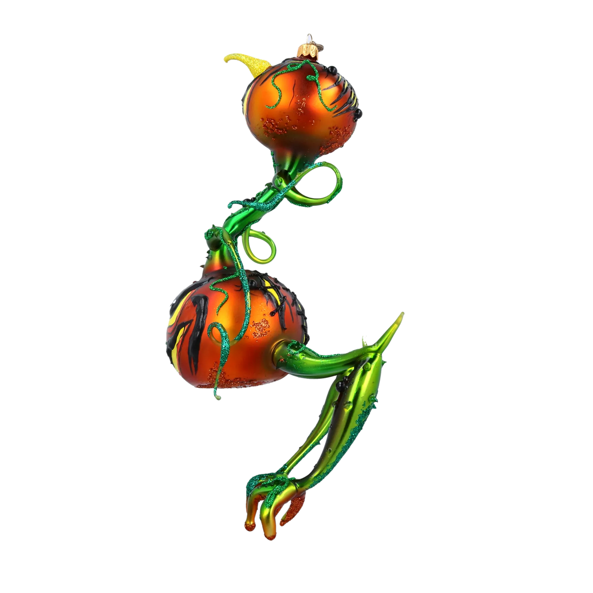 Sinister Bramble Prowler | Hand-Painted Glass Ornament | Blubom 2022-466