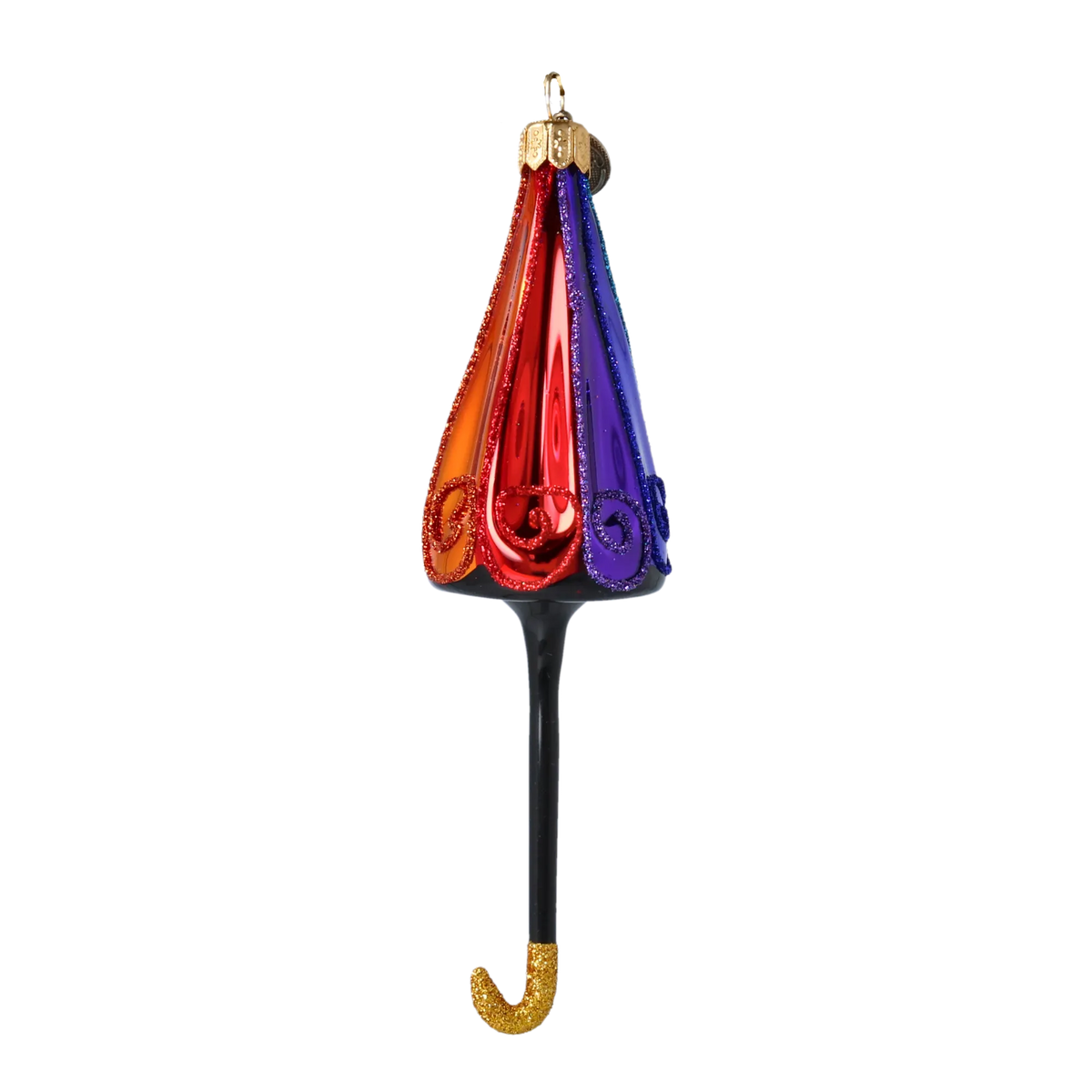 Sovereign Promenade | Hand-Painted Glass Ornament | Blubom 2022-467