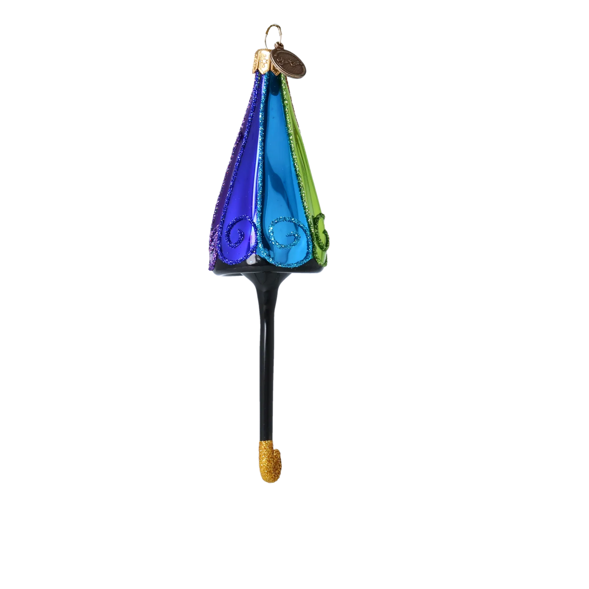 Sovereign Promenade | Hand-Painted Glass Ornament | Blubom 2022-467