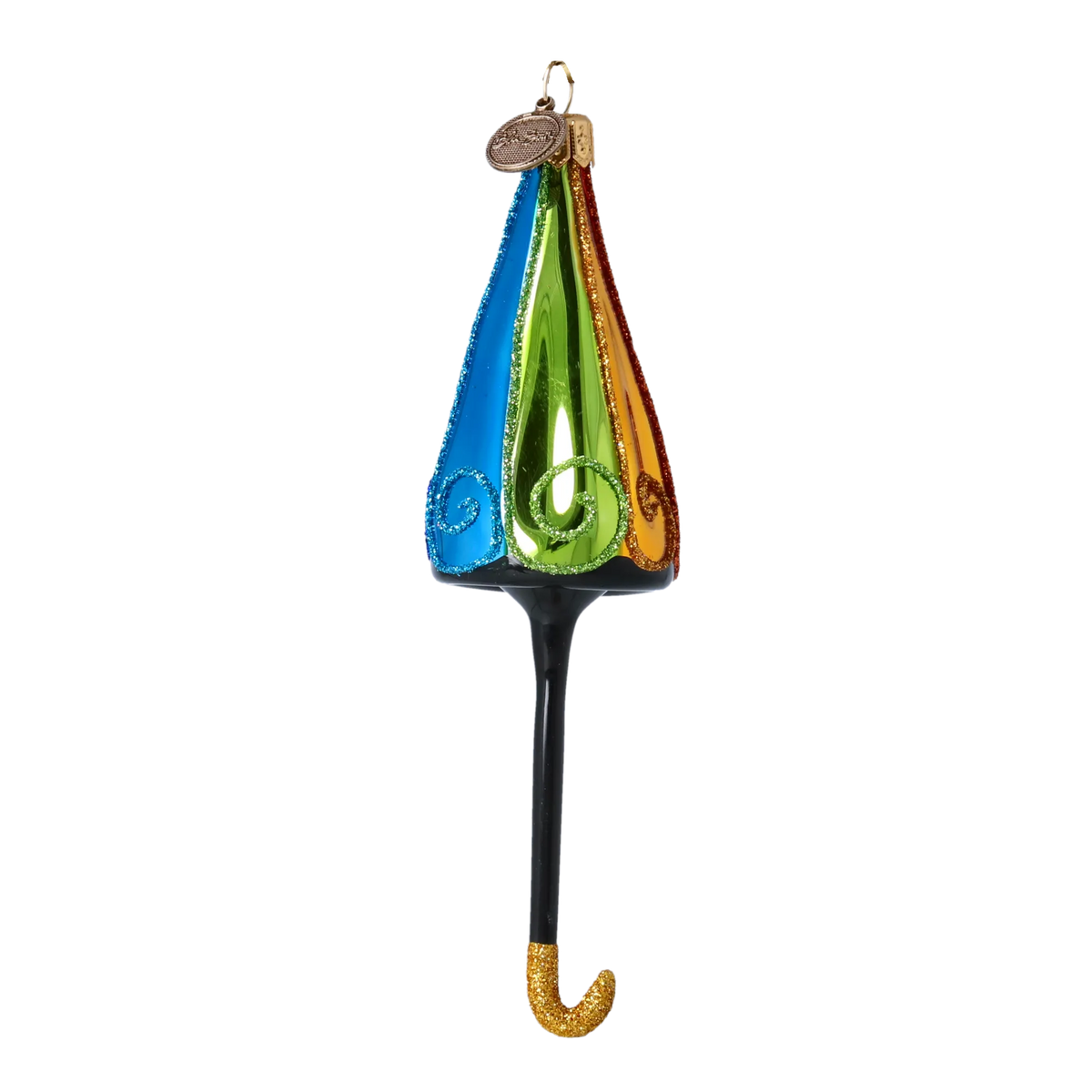 Sovereign Promenade | Hand-Painted Glass Ornament | Blubom 2022-467