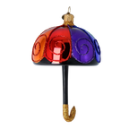 Sunshower Promenade | Hand-Painted Glass Ornament | Blubom 2022-468