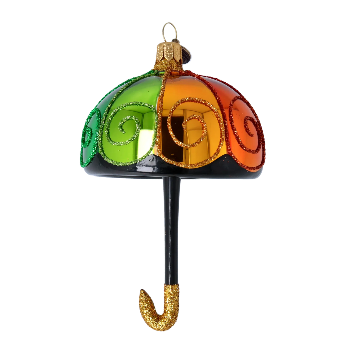 Sunshower Promenade | Hand-Painted Glass Ornament | Blubom 2022-468