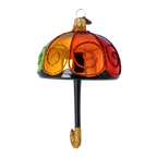 Sunshower Promenade | Hand-Painted Glass Ornament | Blubom 2022-468