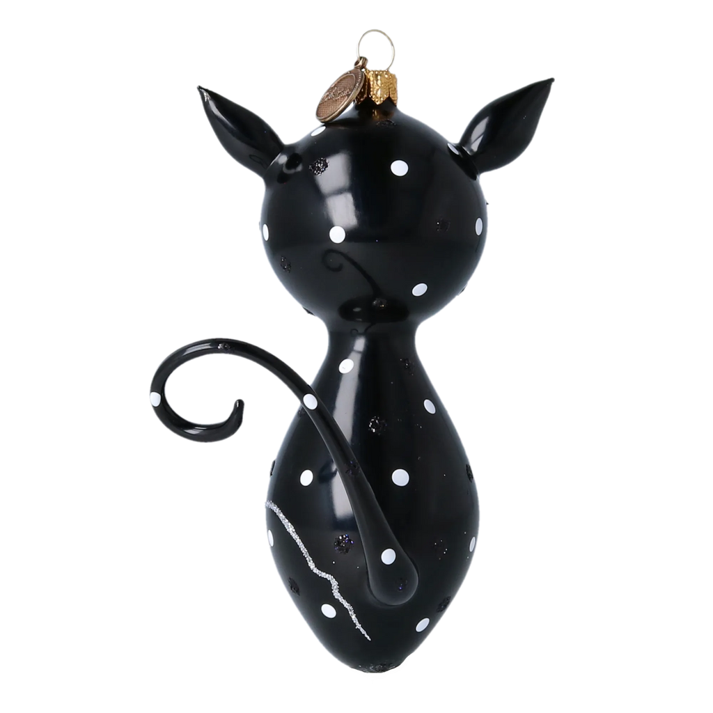 Wistful Shadow Guardian | Hand-Painted Glass Ornament | Blubom 2022-471