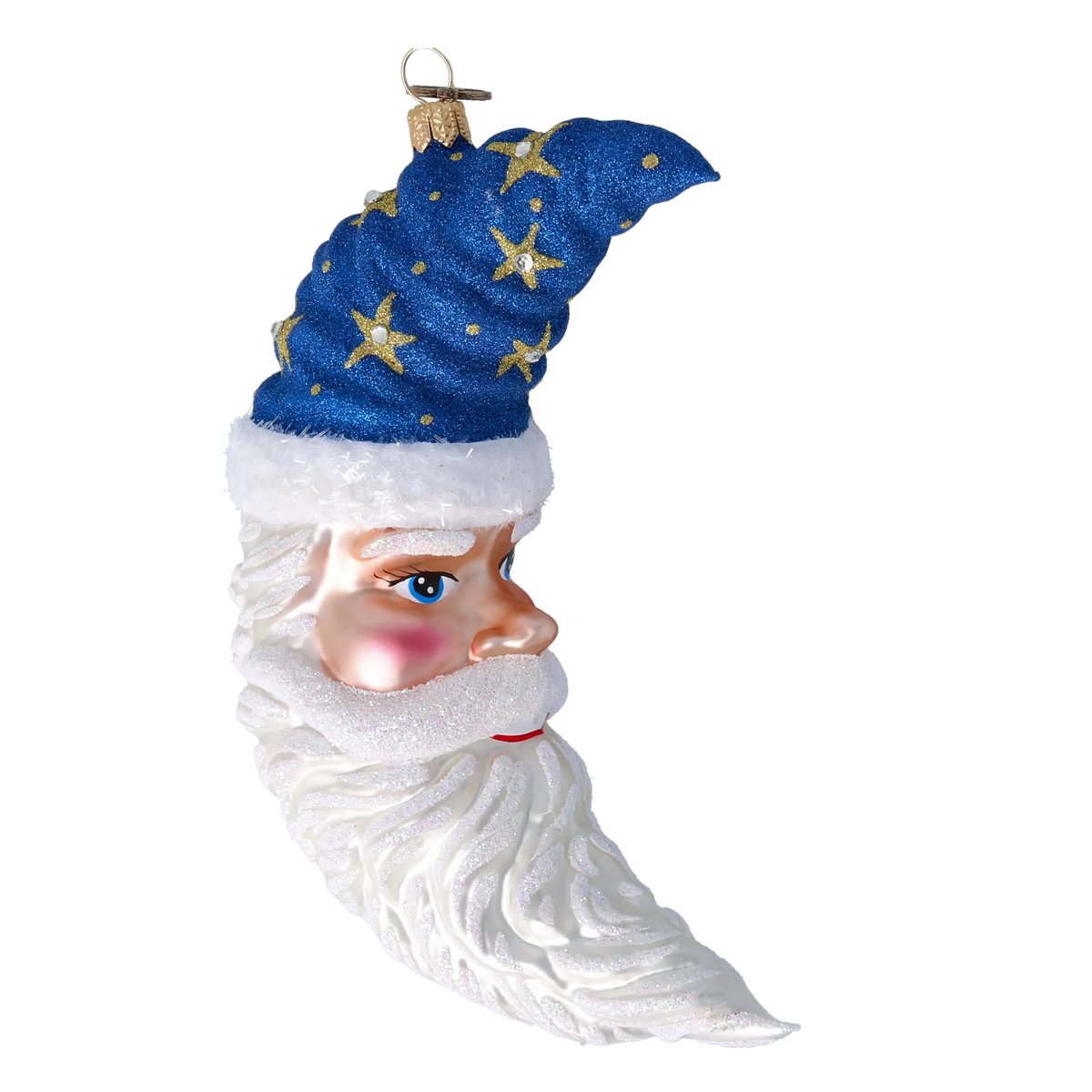 Silent Astral Voyager | Hand-Painted Glass Ornament | Blubom 2022-477